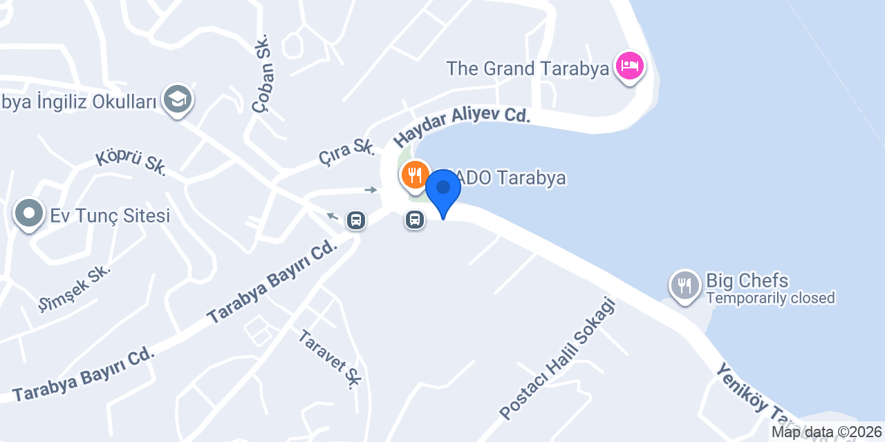 Garanti BBVA Tarabya Şubesi konumu