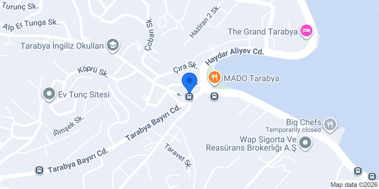 Tarabya Kokoreç konumu