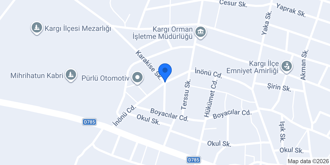 Kargı Askerlik Şubesi konumu
