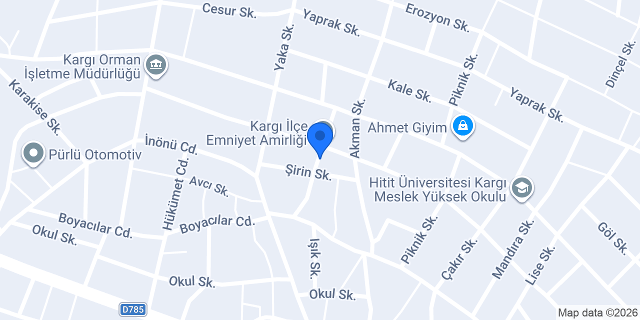 Kargı Nur Medresesi konumu