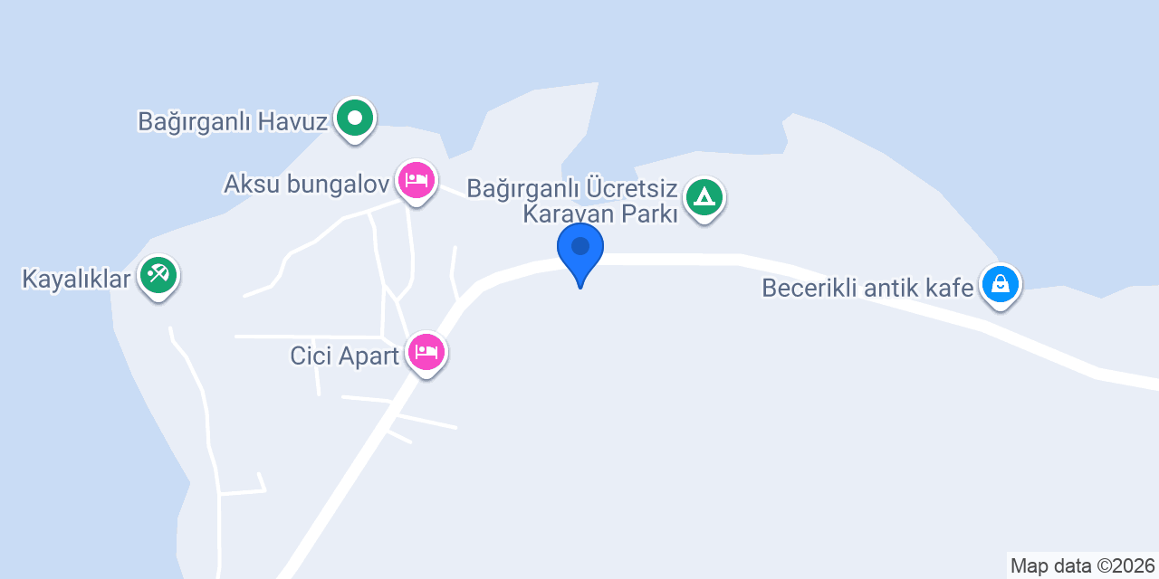 Bagirganli karavan park konumu