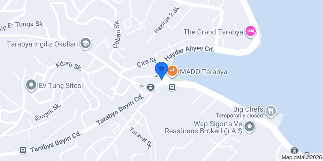 Tarabya Taksi konumu