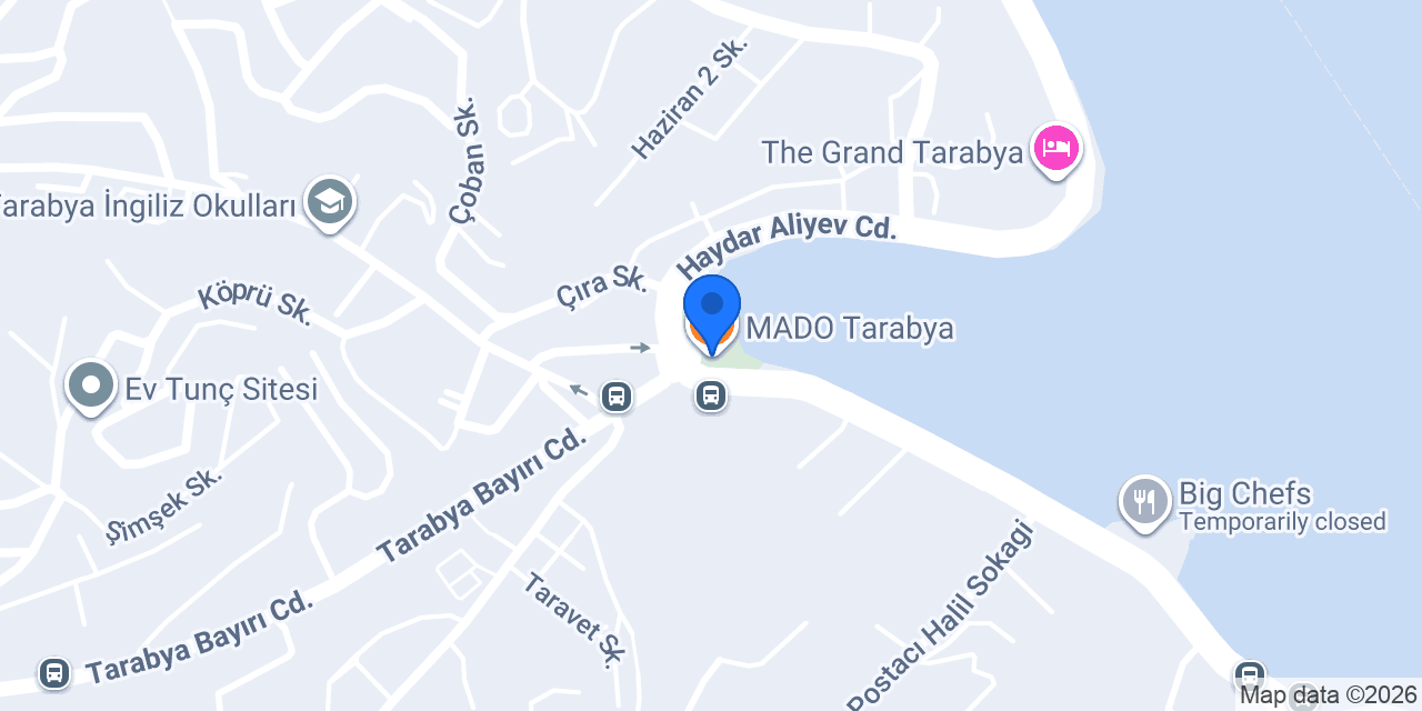 MADO Tarabya konumu