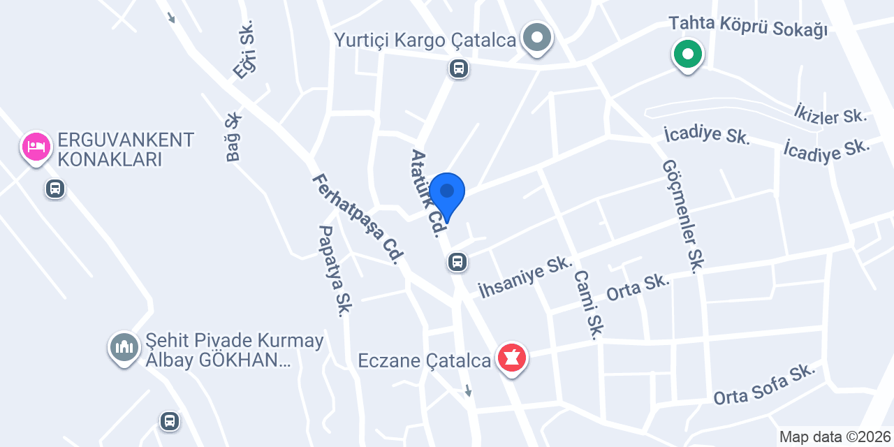 İnce Tat cafe konumu