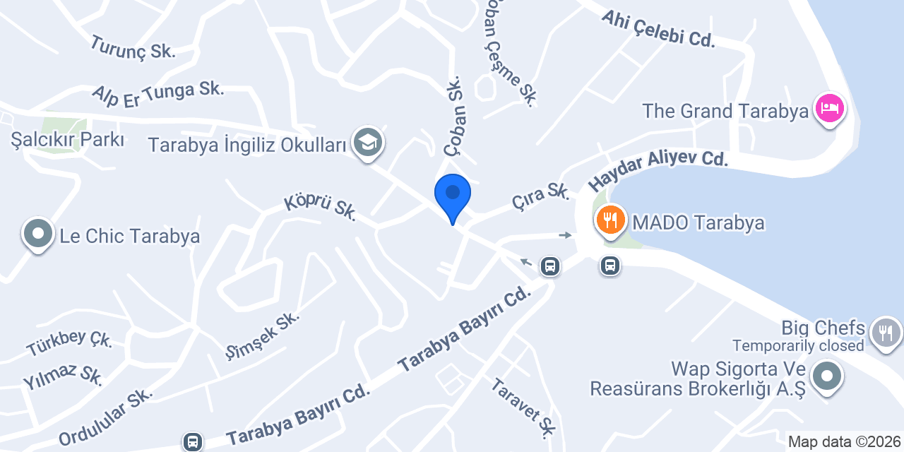 Yüce Terzim Kıyafet Kliniği konumu