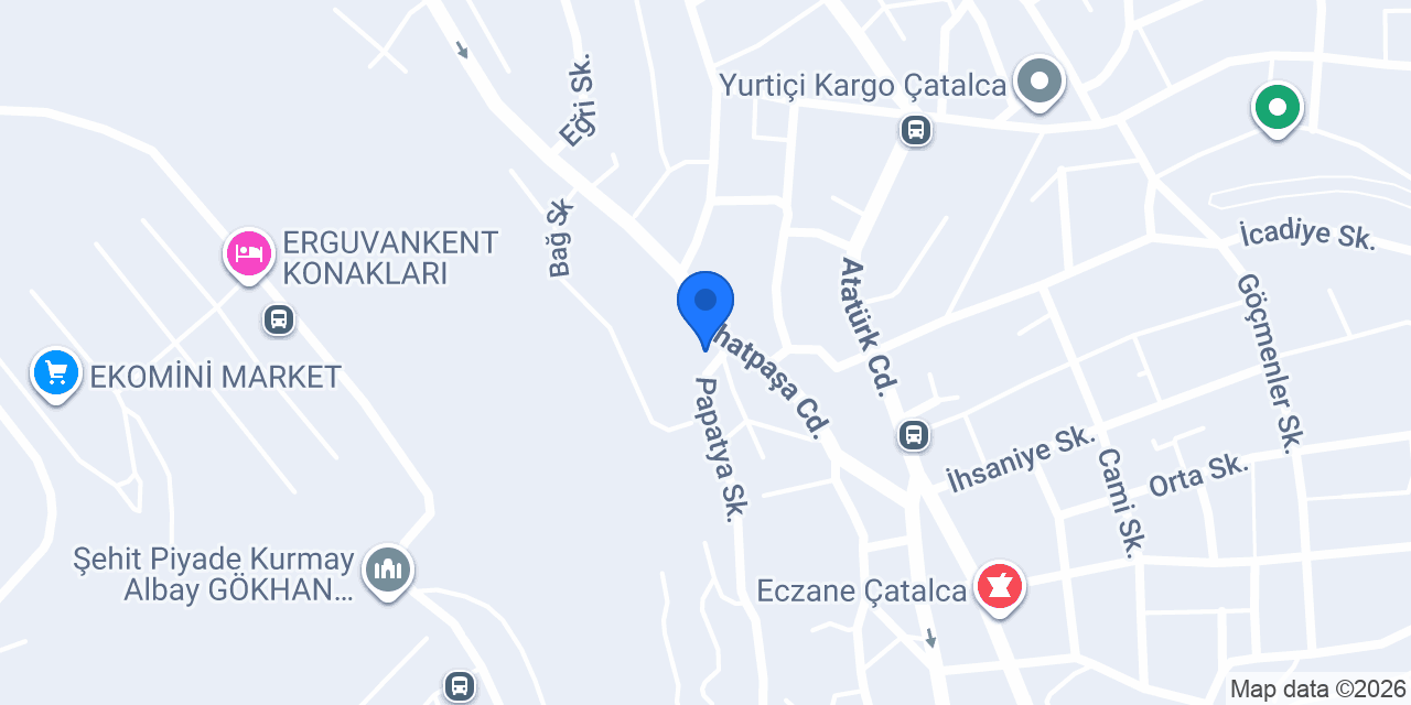 Çatalca Öğretmenevi konumu
