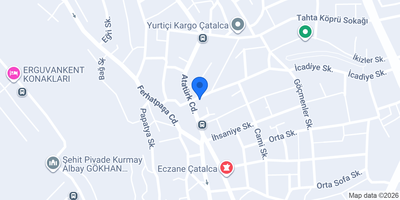 Hey Döner Çatalca konumu