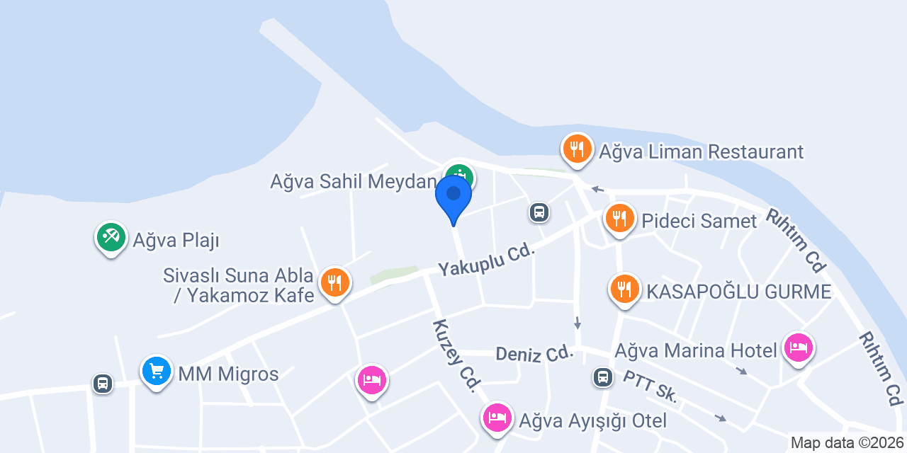 Ağva TAG Transfer Taksi konumu