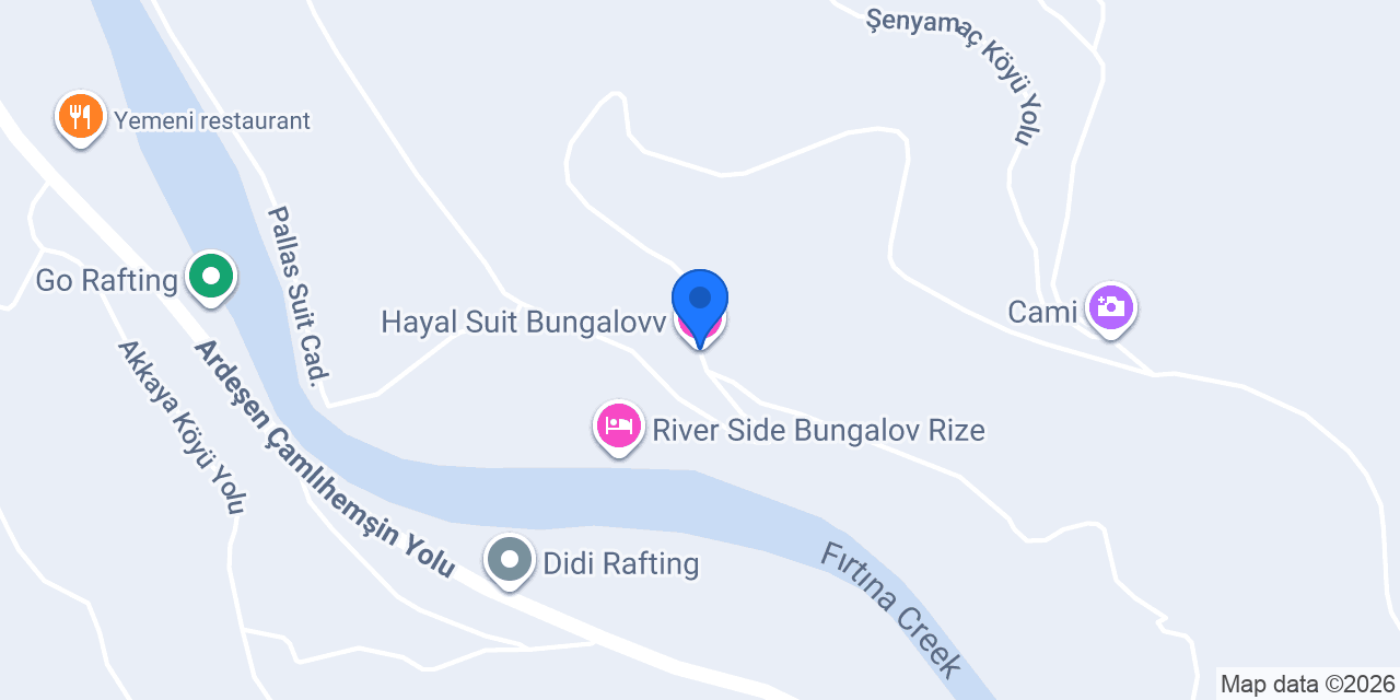 Hayal Suit Bungalovv konumu