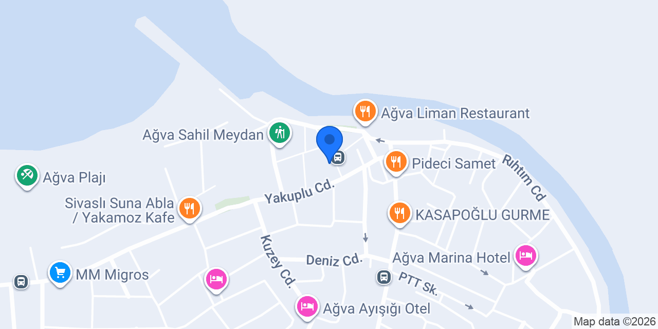 Ağva Piazza Restoran Kahvaltı Izgara konumu