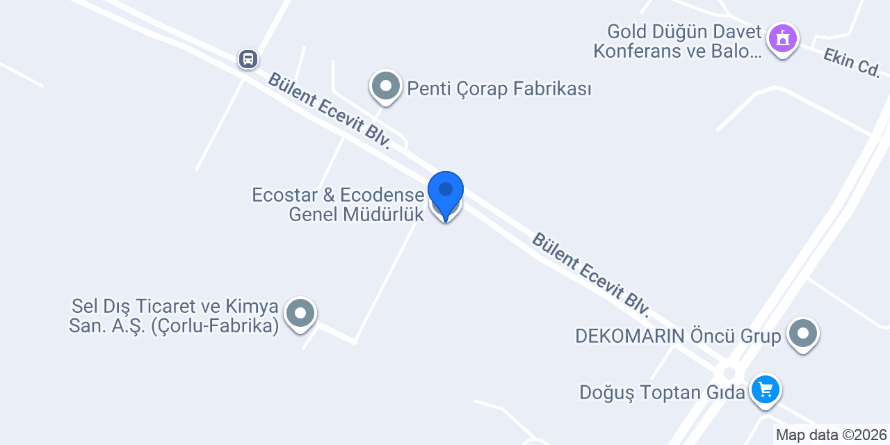 Ecostar & Ecodense Genel Müdürlük konumu