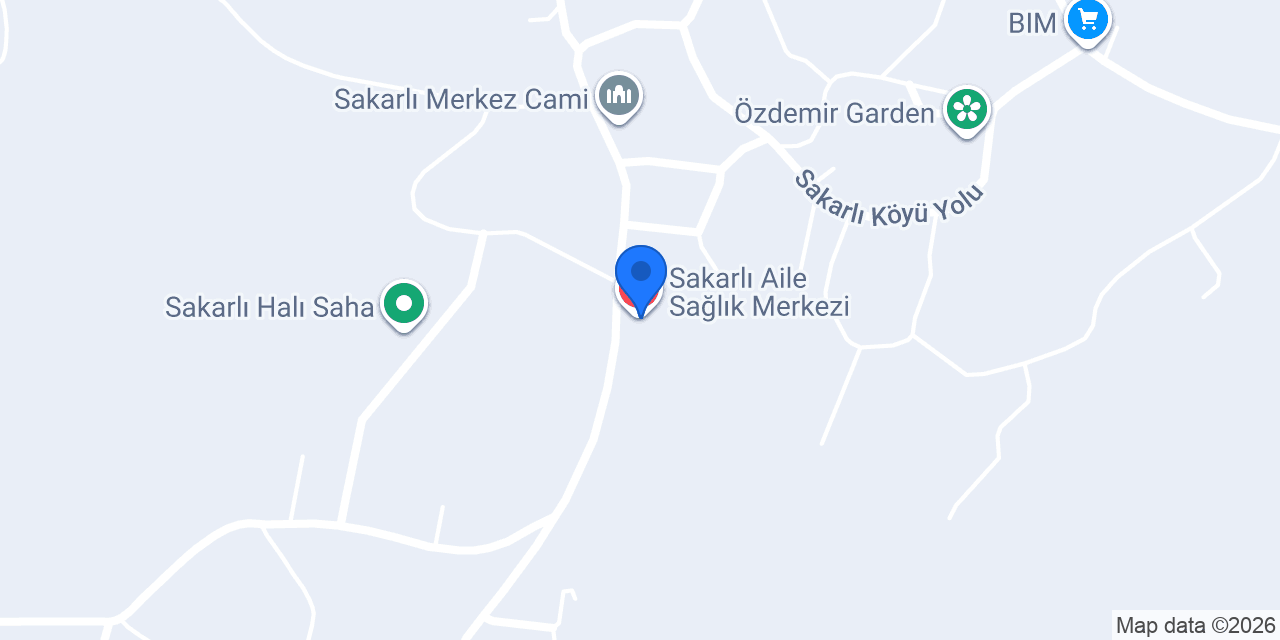 Sakarlı Aile Sağlık Merkezi konumu