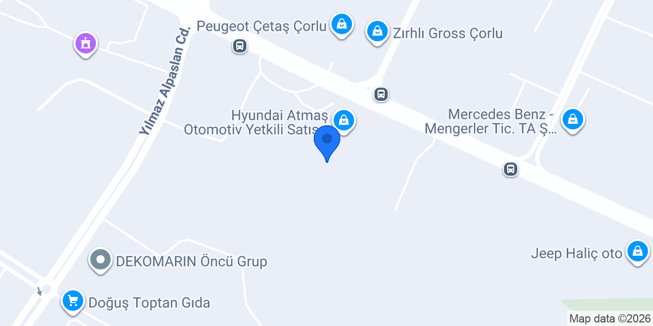 -KMR-KÖMÜRCÜ AUTO ÇORLU konumu