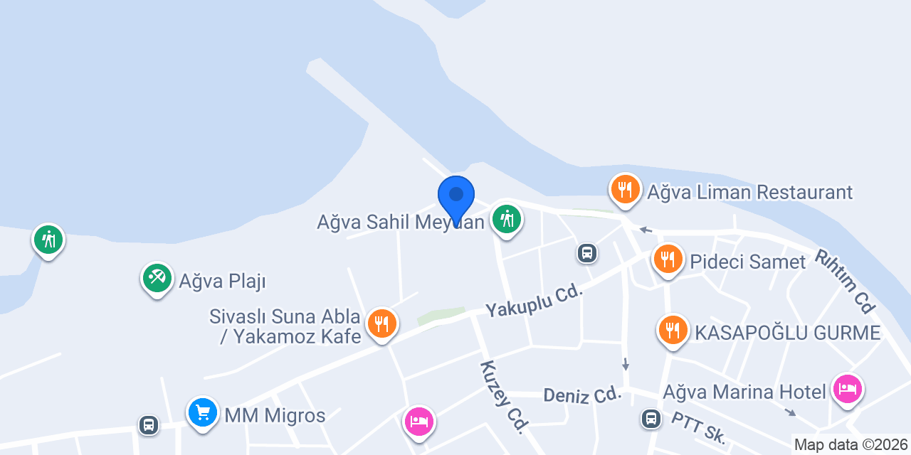 Ağva Leman Emlak konumu
