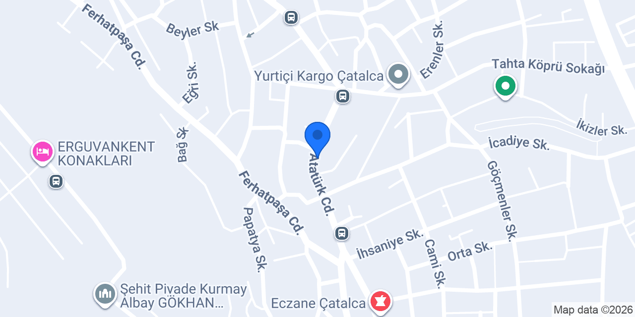 Domino's Pizza Çatalca konumu