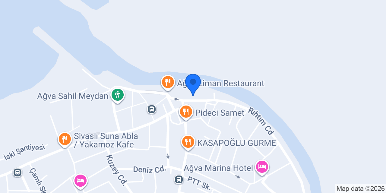 AĞVA SAYGIN PANSİYON konumu