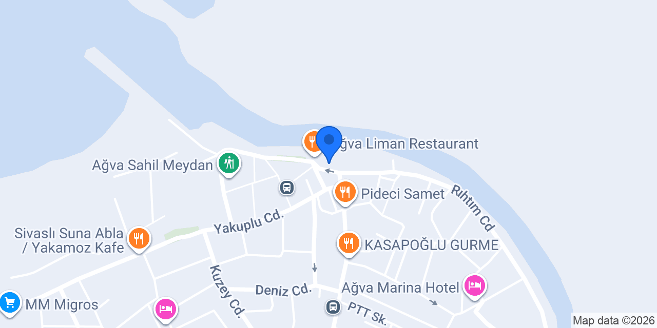 Ağva Carpe Diem Motel konumu