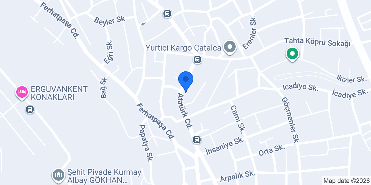 Tinte Kebap Çatalca konumu