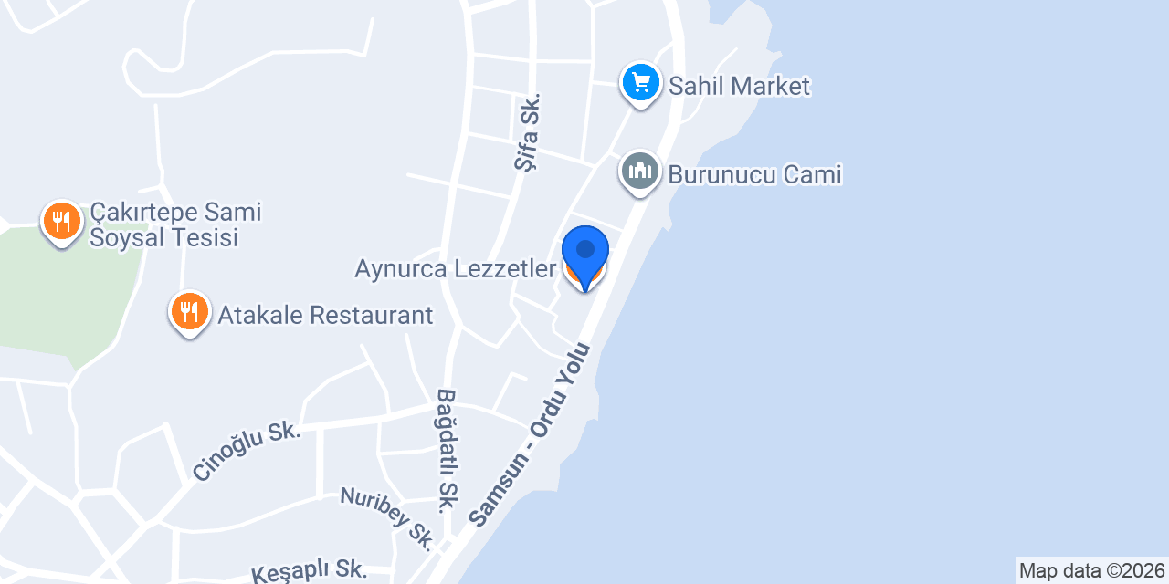 Aynurca Lezzetler konumu