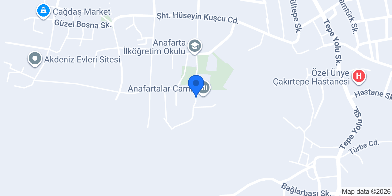 ÜNYE TAKSİ 7/24 konumu