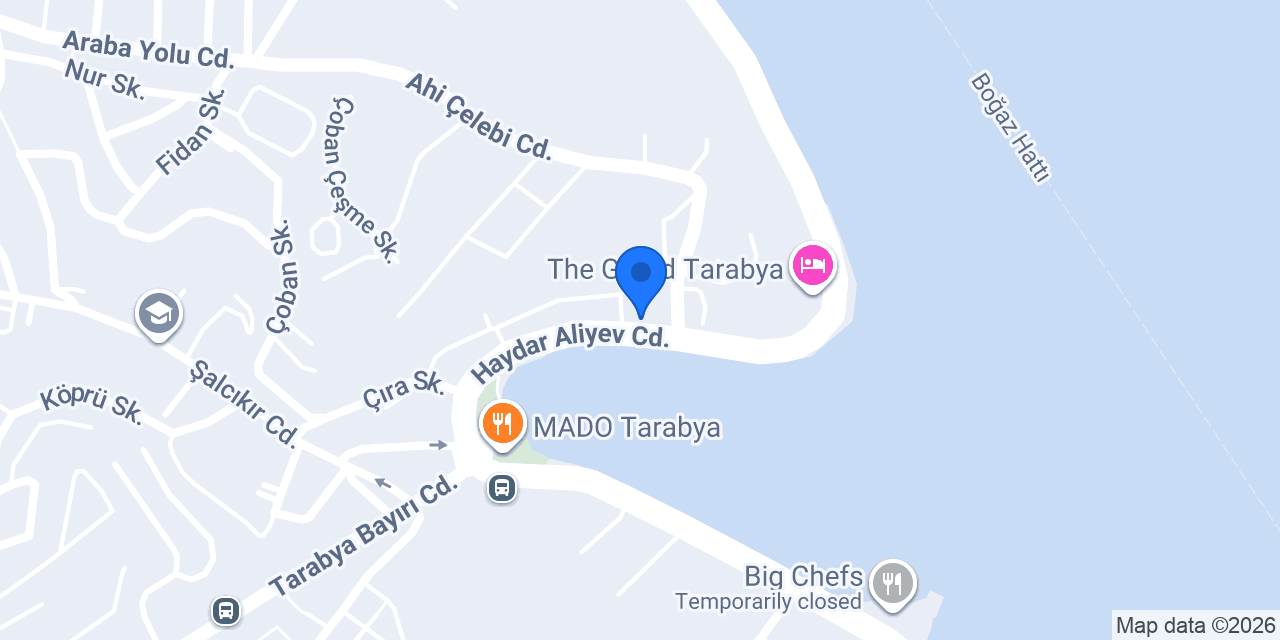 QNB Tarabya Şubesi konumu