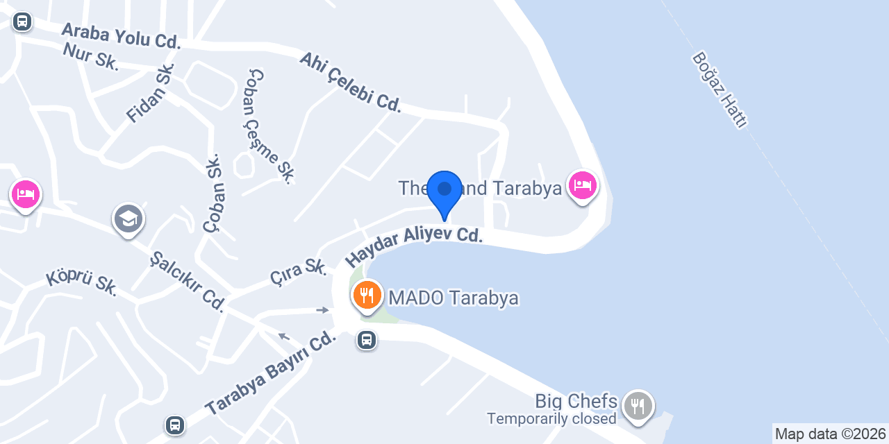 VakıfBank Tarabya Şubesi konumu