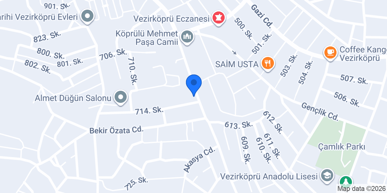 Vezir Paşazade konumu
