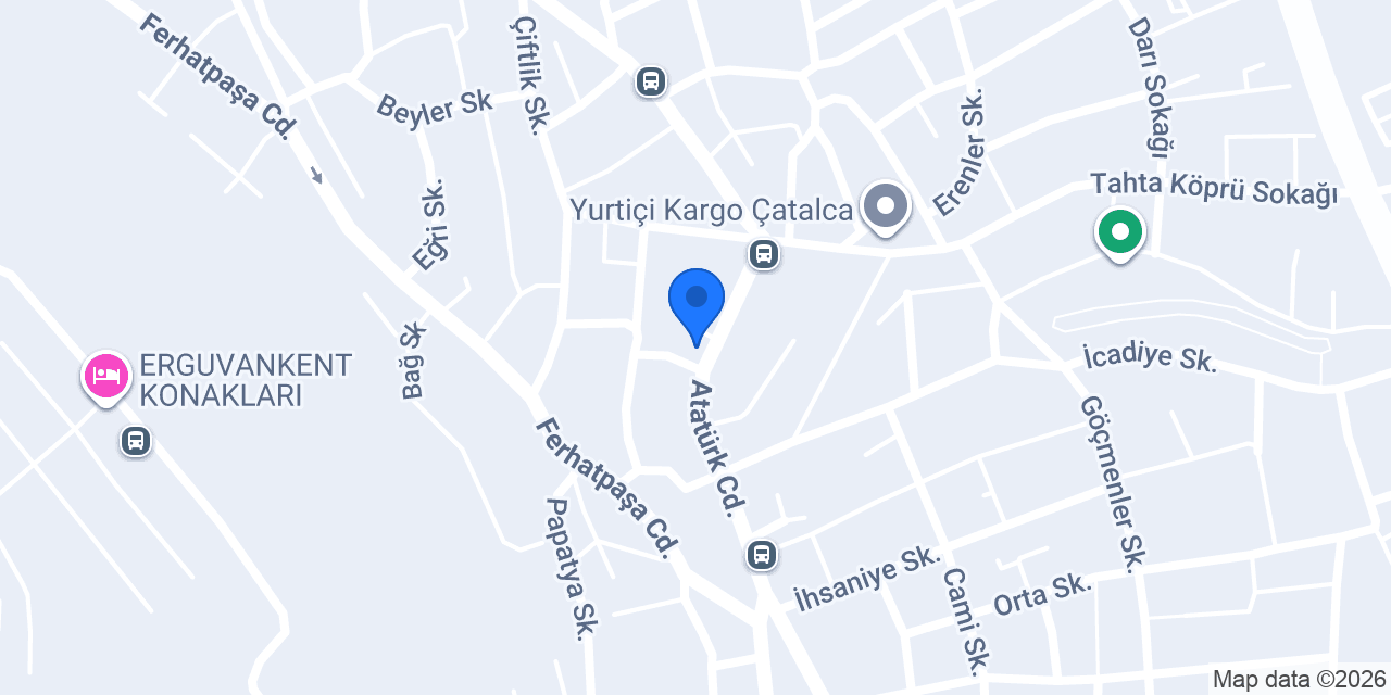 ANTEPLİOĞLU BAKLAVA (İSTANBUL/ÇATALCA ŞUBESİ konumu
