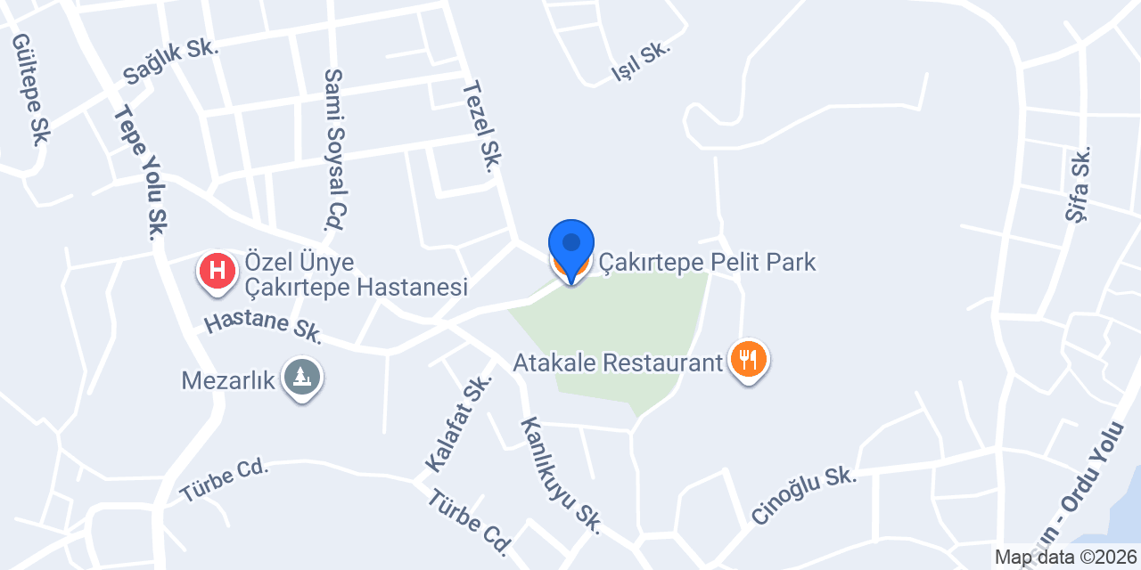 Çakırtepe Pelit Park konumu