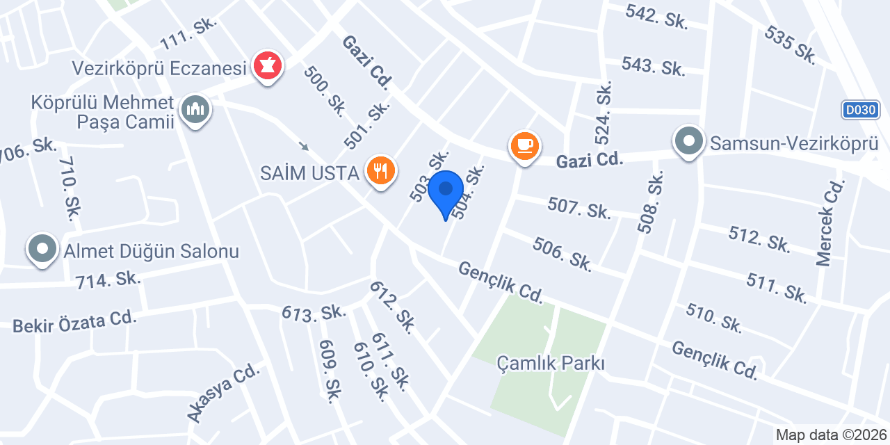 Garden Cafe konumu