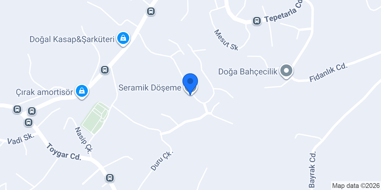 Seramik Döşeme konumu