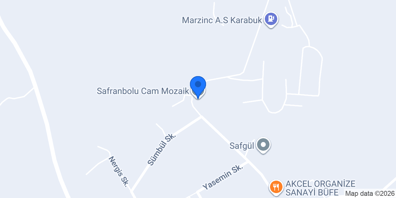 Safranbolu Cam Mozaik konumu