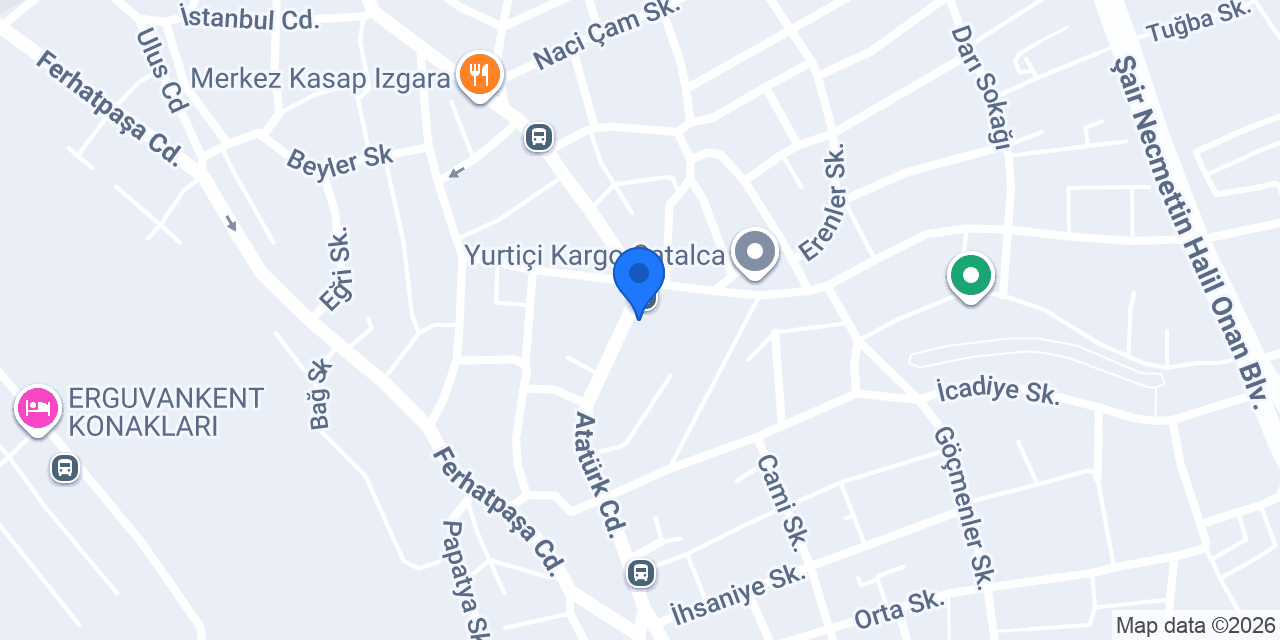 Filli Boya - Eroğlu Yapı Malzemeleri konumu