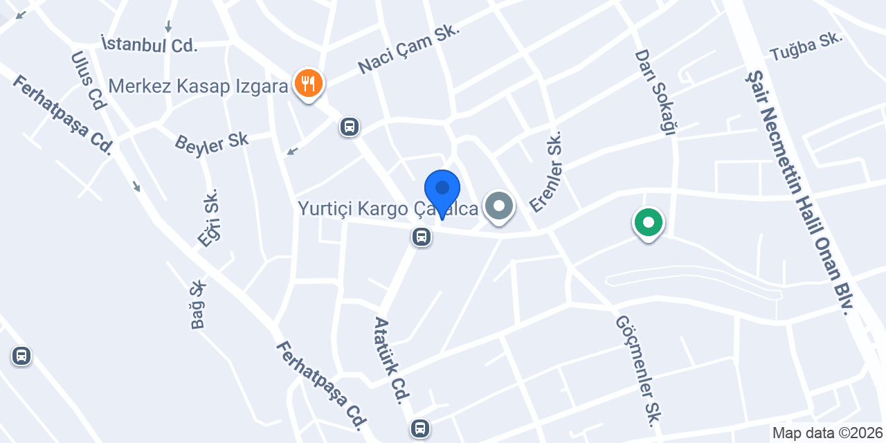 Ziraat Bankası Çatalca Şubesi konumu