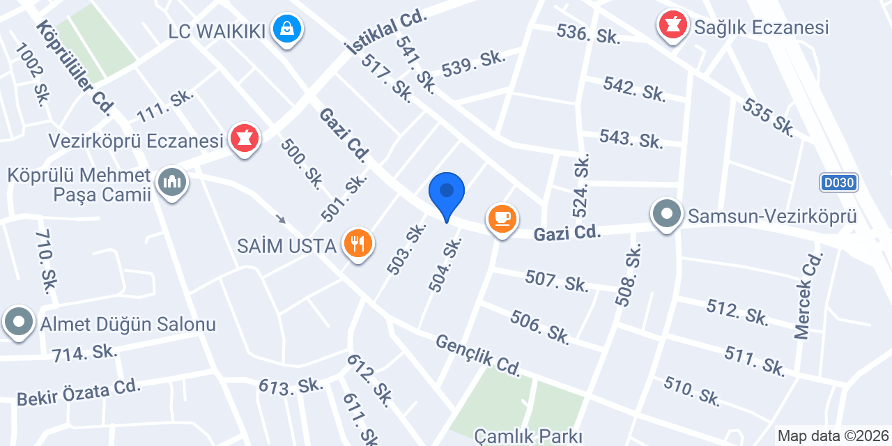 Güneş Eczanesi konumu