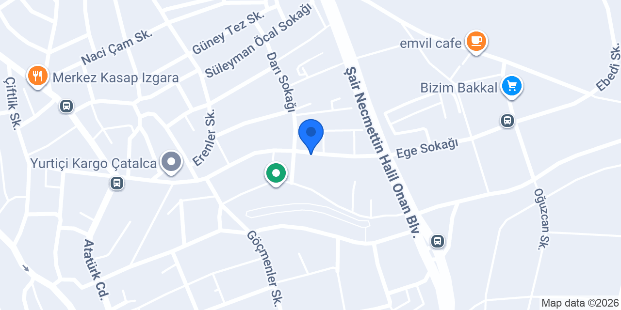 Timurlar Çatalca Sigorta konumu