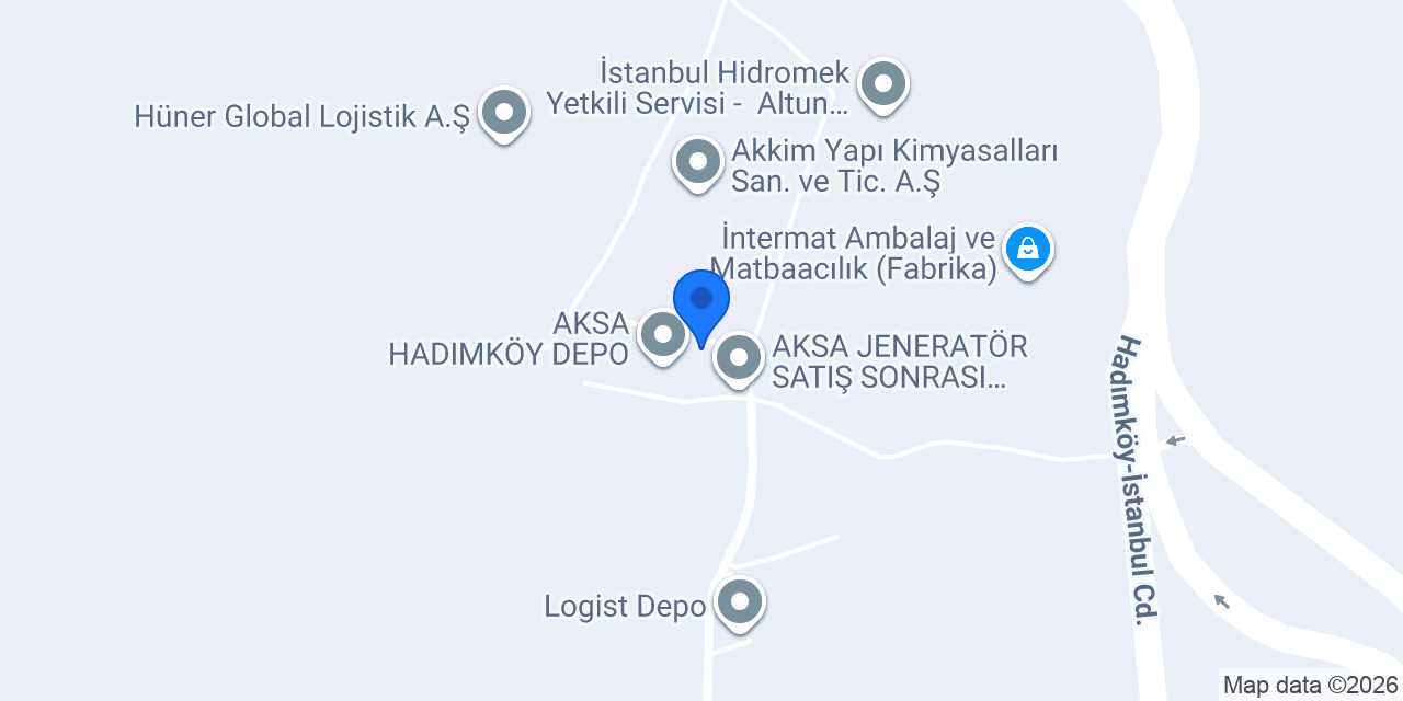 Aksa Doğalgaz konumu