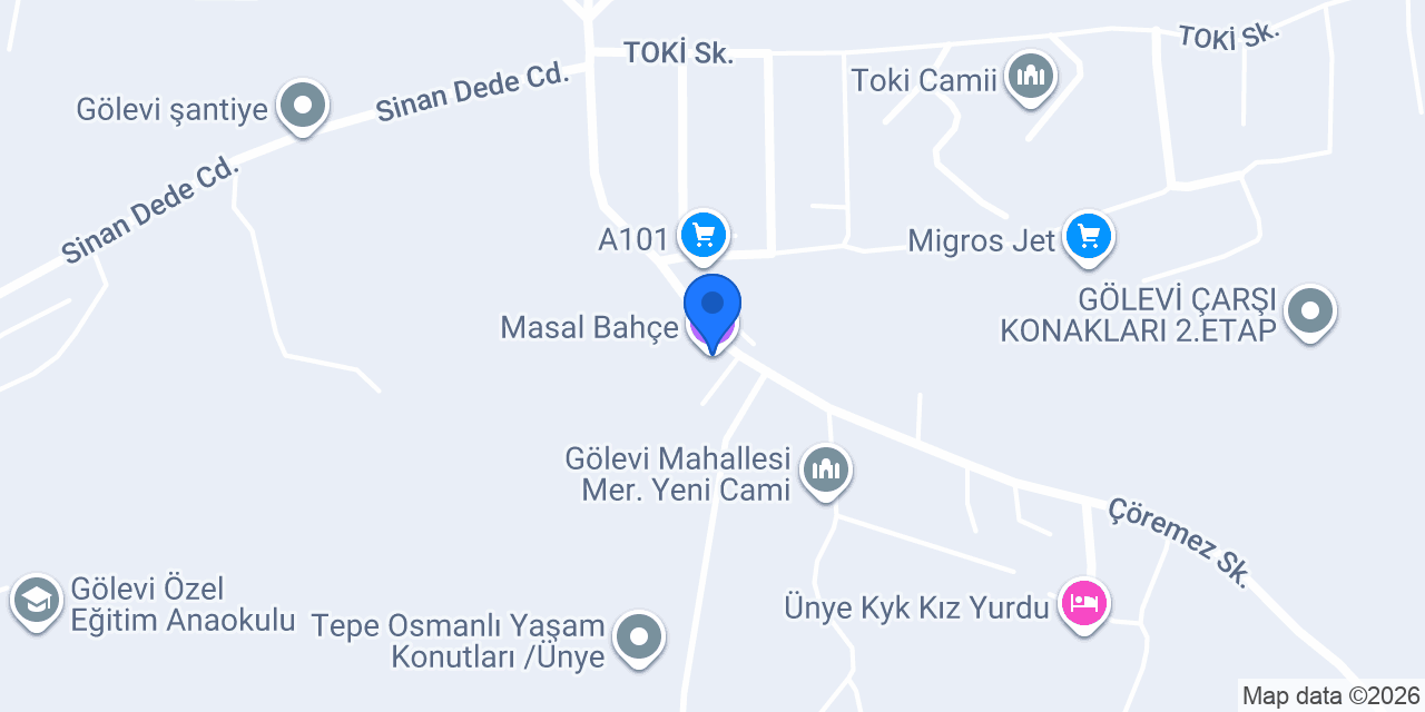 Masal Bahçe konumu