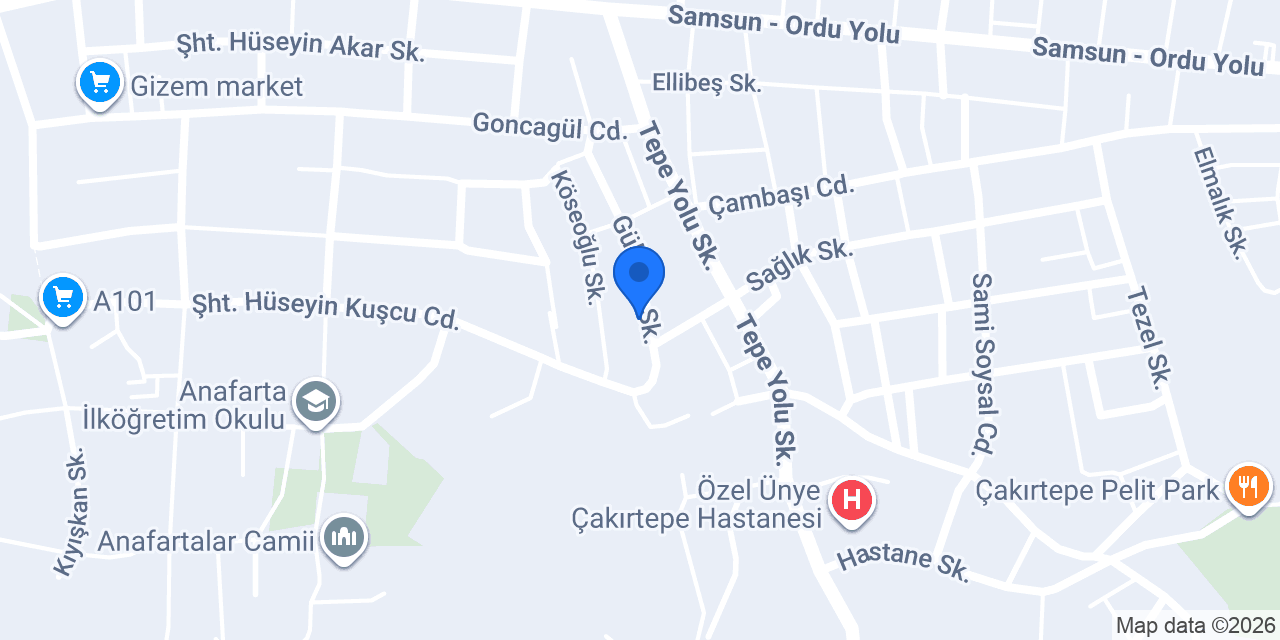 EBRU PANSİYON konumu