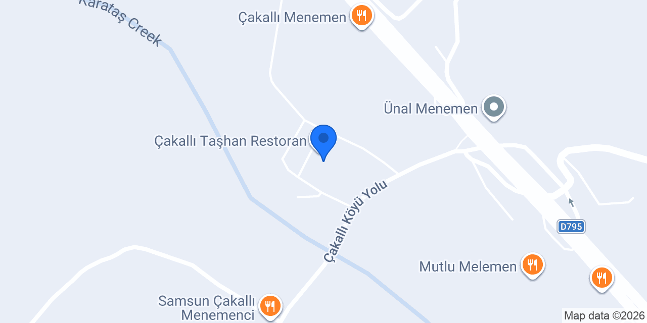 Çakallı Taşhan Restoran konumu