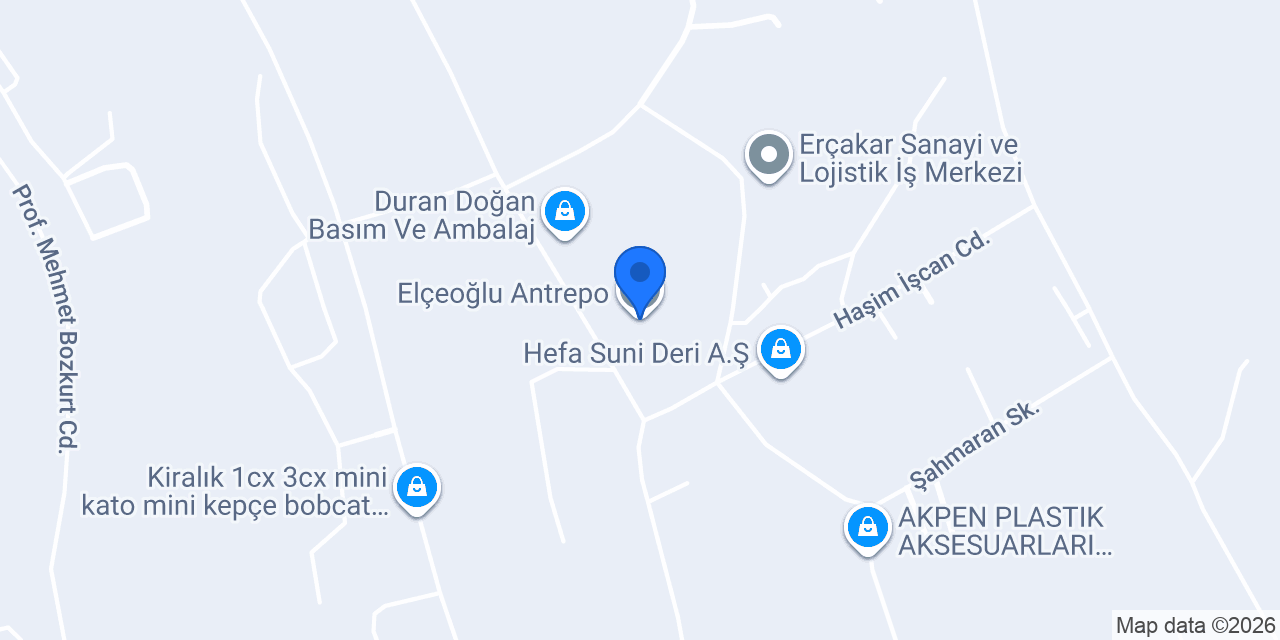 Elçeoğlu Antrepo konumu