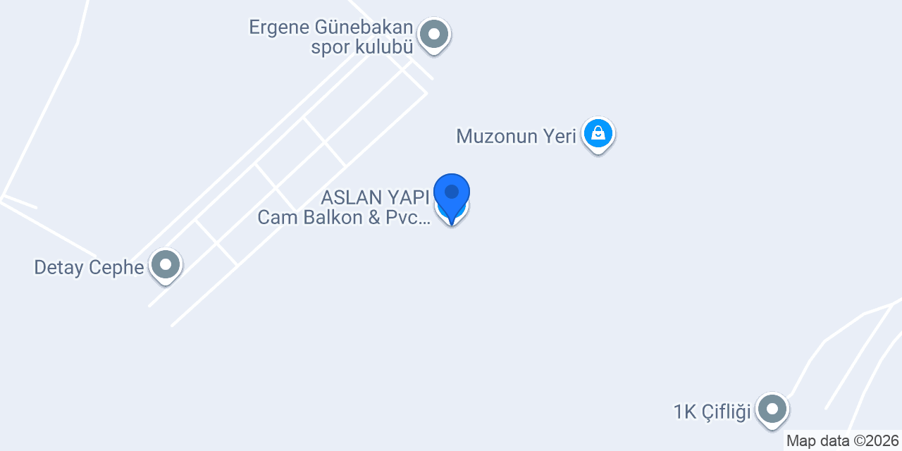 ASLAN YAPI Cam Balkon & Pvc Sistemleri Çorlu konumu