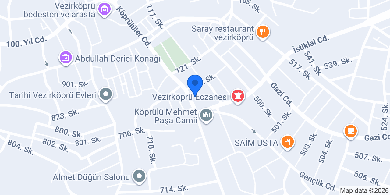 Rüyam Pastanesi konumu