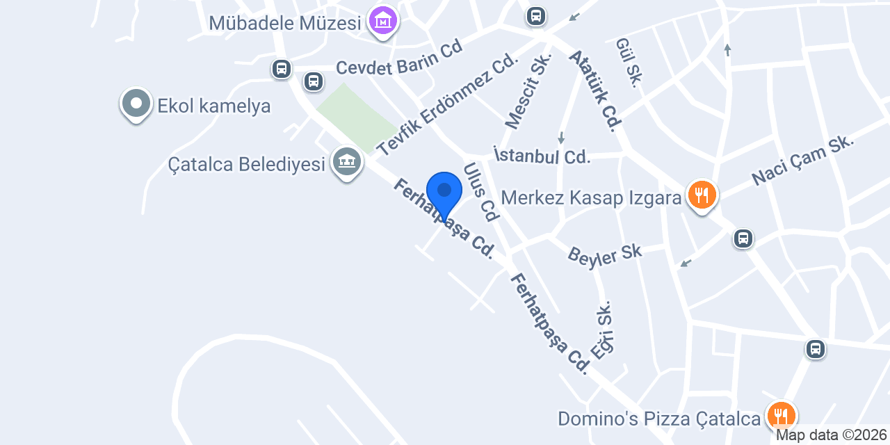 Çatalca Psikoteknik konumu