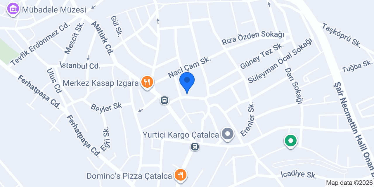 Çatalca Vidanjör konumu