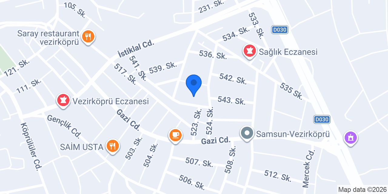 Atatürk Ortaokulu konumu