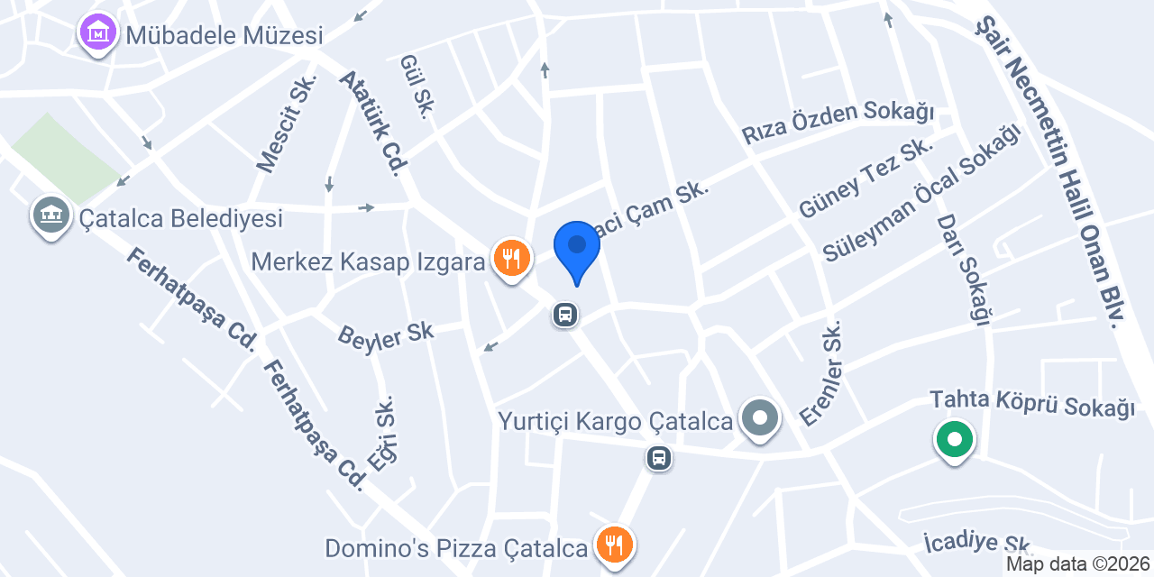 Ferhatpaşa İlkokulu konumu
