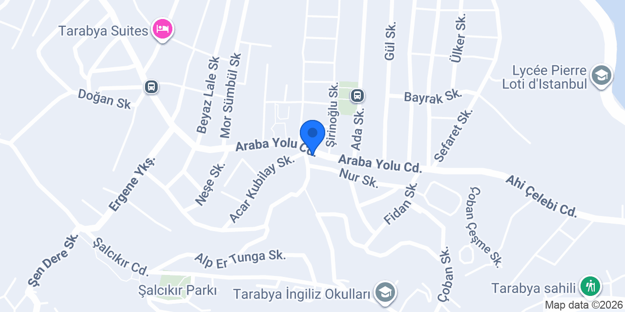 Tarabya Cerry’s Waffle konumu