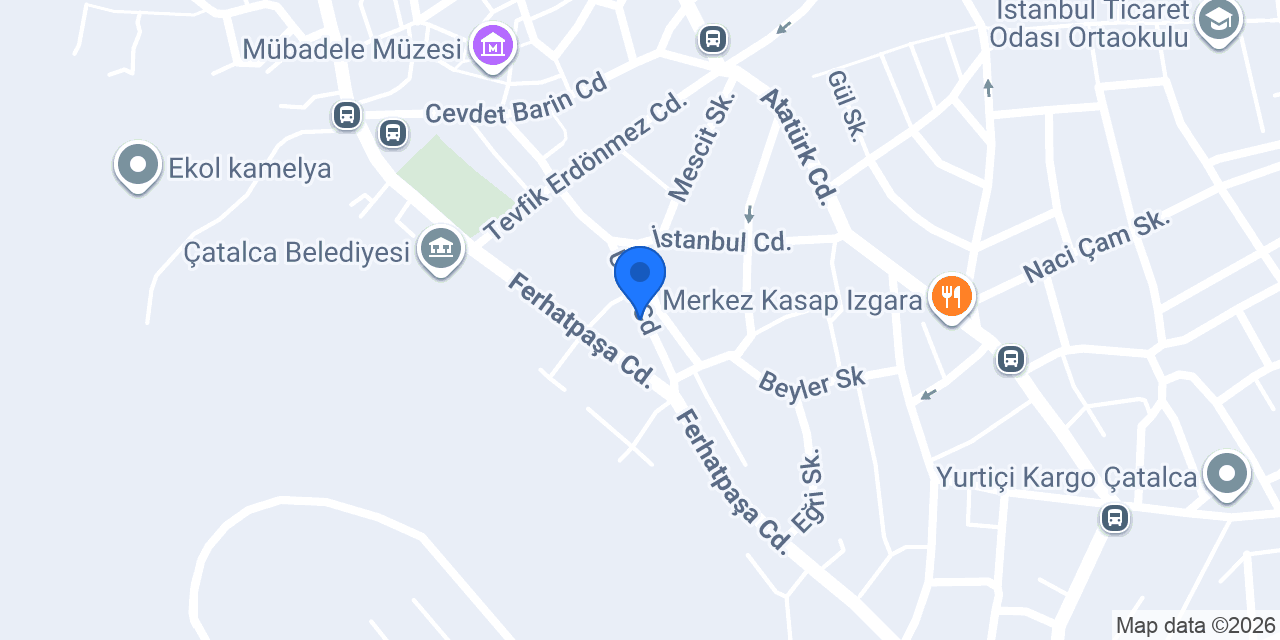 ÇATALCA OTOMOTİV konumu