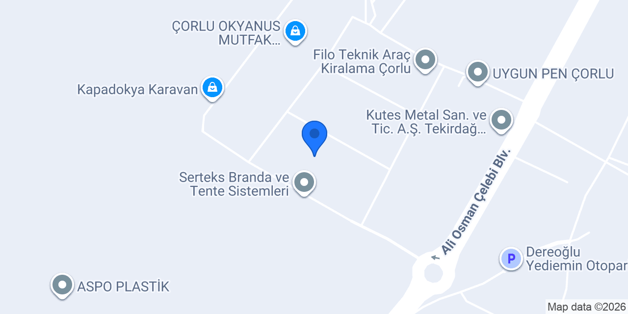 Ekip Granit - Çorlu konumu